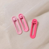 Maxbell 6Pcs Alligator Hair Barrettes Hair Clips Hair Accessories for Girls Women Pink Yellow