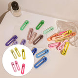 Maxbell 6Pcs Alligator Hair Barrettes Hair Clips Hair Accessories for Girls Women Pink Yellow