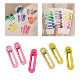 Maxbell 6Pcs Alligator Hair Barrettes Hair Clips Hair Accessories for Girls Women Pink Yellow