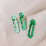Maxbell 6Pcs Alligator Hair Barrettes Hair Clips Hair Accessories for Girls Women Blue Green