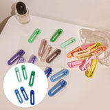 Maxbell 6Pcs Alligator Hair Barrettes Hair Clips Hair Accessories for Girls Women Blue Green