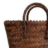 Maxbell Women Straw Handbag Travel Summer Tote Bohemian Hand Woven Bag for Beach without Pendant