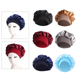 Maxbell Elastic Chemotherapy Cap Cancer Quick Dry Headwear Sweat Wicking Headcloth black