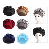 Maxbell Elastic Chemotherapy Cap Cancer Quick Dry Headwear Sweat Wicking Headcloth black