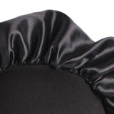 Maxbell Elastic Chemotherapy Cap Cancer Quick Dry Headwear Sweat Wicking Headcloth black