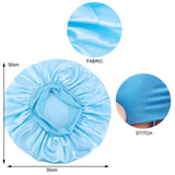 Maxbell Elastic Chemotherapy Cap Cancer Quick Dry Headwear Sweat Wicking Headcloth black