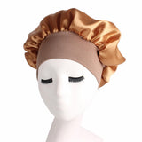 Maxbell Elastic Chemotherapy Cap Cancer Quick Dry Headwear Sweat Wicking Headcloth gold