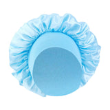 Maxbell Elastic Chemotherapy Cap Cancer Quick Dry Headwear Sweat Wicking Headcloth light blue