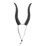 Maxbell Steampunk Goat Horn Hair Band Hair Accessory for Christmas Fancy Dress Prop