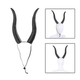 Maxbell Steampunk Goat Horn Hair Band Hair Accessory for Christmas Fancy Dress Prop