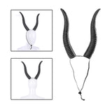 Maxbell Steampunk Goat Horn Hair Band Hair Accessory for Christmas Fancy Dress Prop