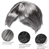 Maxbell Old Lady Wig Costume Set Granny Wig for Women's Halloween Dress Up StyleB
