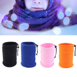 Maxbell Thickened Neck Warmer Veil Neckerchief Scarf for Kids Boys Girls Running Black