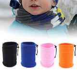 Maxbell Thickened Neck Warmer Veil Neckerchief Scarf for Kids Boys Girls Running Black