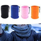 Maxbell Thickened Neck Warmer Veil Neckerchief Scarf for Kids Boys Girls Running Black