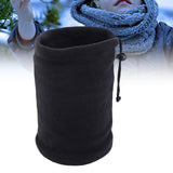 Maxbell Thickened Neck Warmer Veil Neckerchief Scarf for Kids Boys Girls Running Black