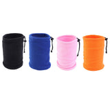 Maxbell Thickened Neck Warmer Veil Neckerchief Scarf for Kids Boys Girls Running Black