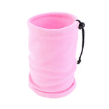 Maxbell Thickened Neck Warmer Veil Neckerchief Scarf for Kids Boys Girls Running Pink