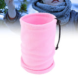 Maxbell Thickened Neck Warmer Veil Neckerchief Scarf for Kids Boys Girls Running Pink