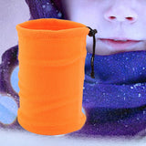 Maxbell Thickened Neck Warmer Veil Neckerchief Scarf for Kids Boys Girls Running Orange
