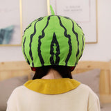 Maxbell Watermelon Hat Fruit Headwear Headgear Head Cover Durable for Christmas