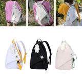 Maxbell Travel Backpack Nylon Casual Water Resistant for Women Camping Shopping White