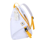 Maxbell Travel Backpack Nylon Casual Water Resistant for Women Camping Shopping White