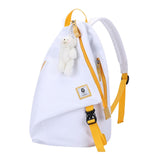 Maxbell Travel Backpack Nylon Casual Water Resistant for Women Camping Shopping White