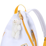 Maxbell Travel Backpack Nylon Casual Water Resistant for Women Camping Shopping White