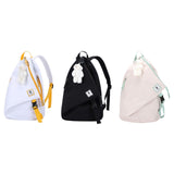 Maxbell Travel Backpack Nylon Casual Water Resistant for Women Camping Shopping White