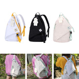 Maxbell Travel Backpack Nylon Casual Water Resistant for Women Camping Shopping White