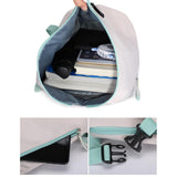 Maxbell Travel Backpack Nylon Casual Water Resistant for Women Camping Shopping Beige