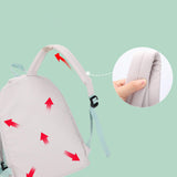 Maxbell Travel Backpack Nylon Casual Water Resistant for Women Camping Shopping Beige