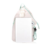 Maxbell Travel Backpack Nylon Casual Water Resistant for Women Camping Shopping Beige