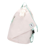 Maxbell Travel Backpack Nylon Casual Water Resistant for Women Camping Shopping Beige