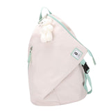 Maxbell Travel Backpack Nylon Casual Water Resistant for Women Camping Shopping Beige