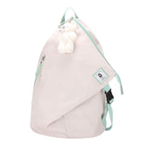 Maxbell Travel Backpack Nylon Casual Water Resistant for Women Camping Shopping Beige