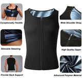 Maxbell Men's Sweat Sauna Vest Sweat Enhancing Vest Shapewear Sports Vest Fat Burner L XL