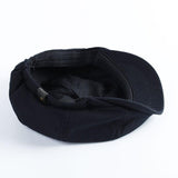 Maxbell Breathable Mens Newsboy Hat Soft 8 Panels Headwear for Fall Travel Spring M Size Black