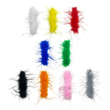 Maxbell Slap Bracelets Accessories Feather Hair Band Anklet Wristband Cuff Sleeves White