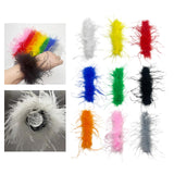Maxbell Slap Bracelets Accessories Feather Hair Band Anklet Wristband Cuff Sleeves White