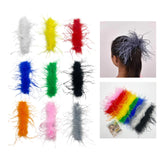 Maxbell Slap Bracelets Accessories Feather Hair Band Anklet Wristband Cuff Sleeves White