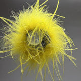 Maxbell Slap Bracelets Accessories Feather Hair Band Anklet Wristband Cuff Sleeves Yellow