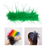 Maxbell Slap Bracelets Accessories Feather Hair Band Anklet Wristband Cuff Sleeves Green