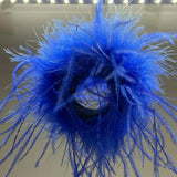 Maxbell Slap Bracelets Accessories Feather Hair Band Anklet Wristband Cuff Sleeves Blue