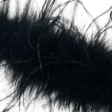 Maxbell Slap Bracelets Accessories Feather Hair Band Anklet Wristband Cuff Sleeves Black