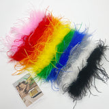 Maxbell Slap Bracelets Accessories Feather Hair Band Anklet Wristband Cuff Sleeves Black