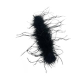 Maxbell Slap Bracelets Accessories Feather Hair Band Anklet Wristband Cuff Sleeves Black