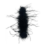 Maxbell Slap Bracelets Accessories Feather Hair Band Anklet Wristband Cuff Sleeves Black