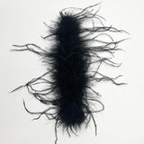 Maxbell Slap Bracelets Accessories Feather Hair Band Anklet Wristband Cuff Sleeves Black